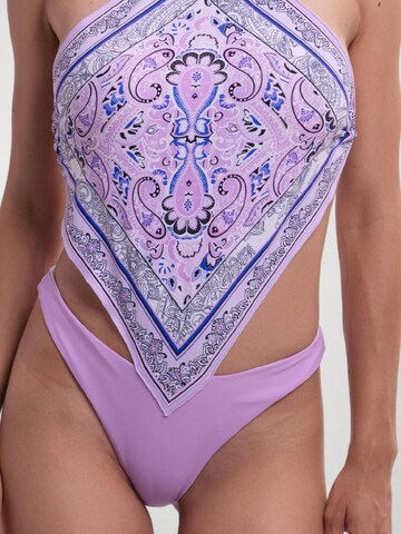 Flavia Valentini High neck Bikini 'Capri' in Lila