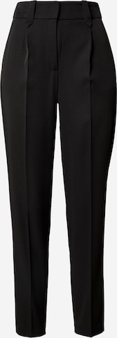 VERO MODA Tapered Bandplooibroek 'WENDY' in Zwart: voorkant