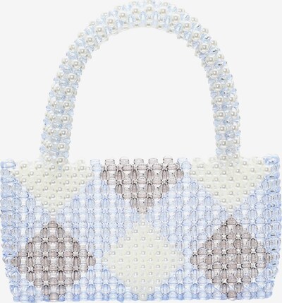 Borsa a mano myMo at night di colore blu fumo / blu chiaro / grigio / bianco perla, Visualizzazione prodotti