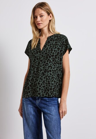 STREET ONE Blouse in Green: front