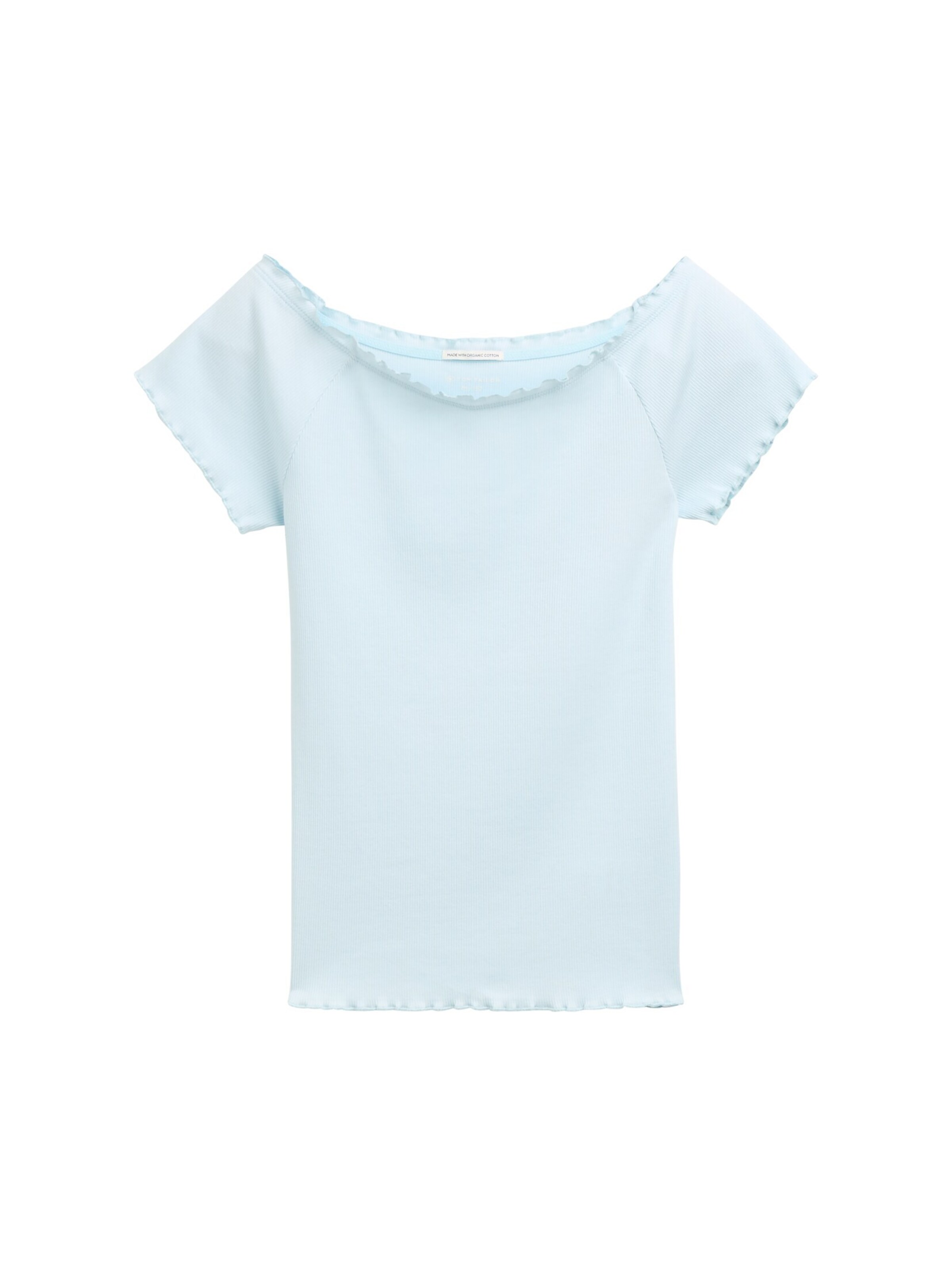 TOM TAILOR Shirt in Blauw: voorkant