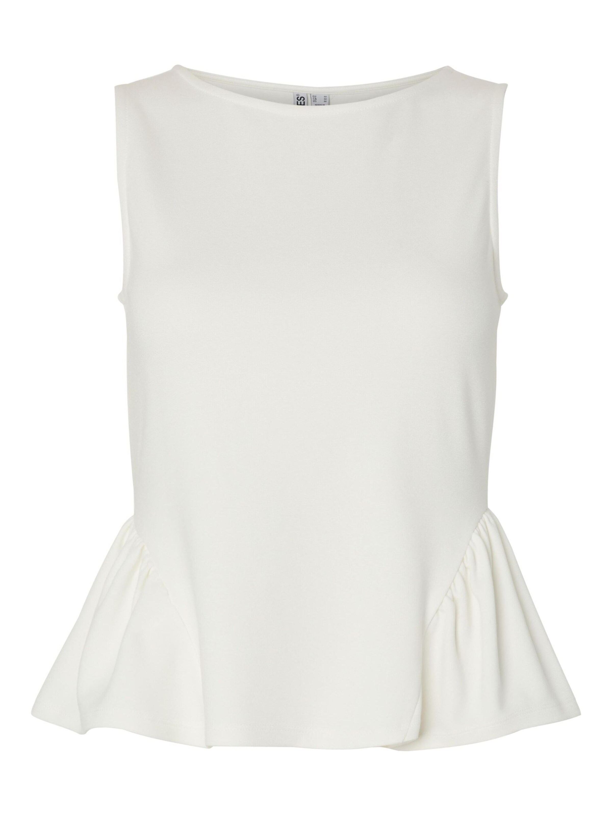 PIECES - Top 'PCJILLY' en blanco: frente