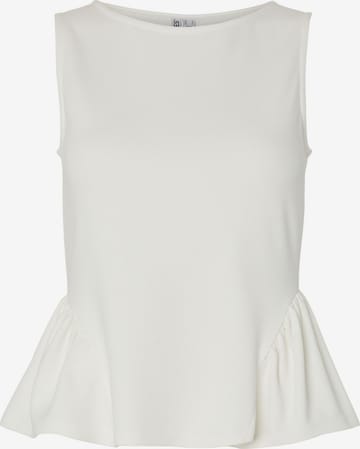 Haut 'PCJILLY' PIECES en blanc : devant