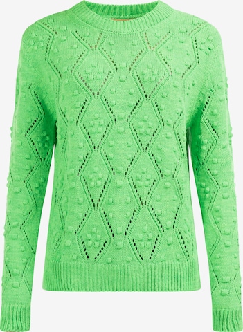 MYMO Sweater 'Blonda' in Green: front