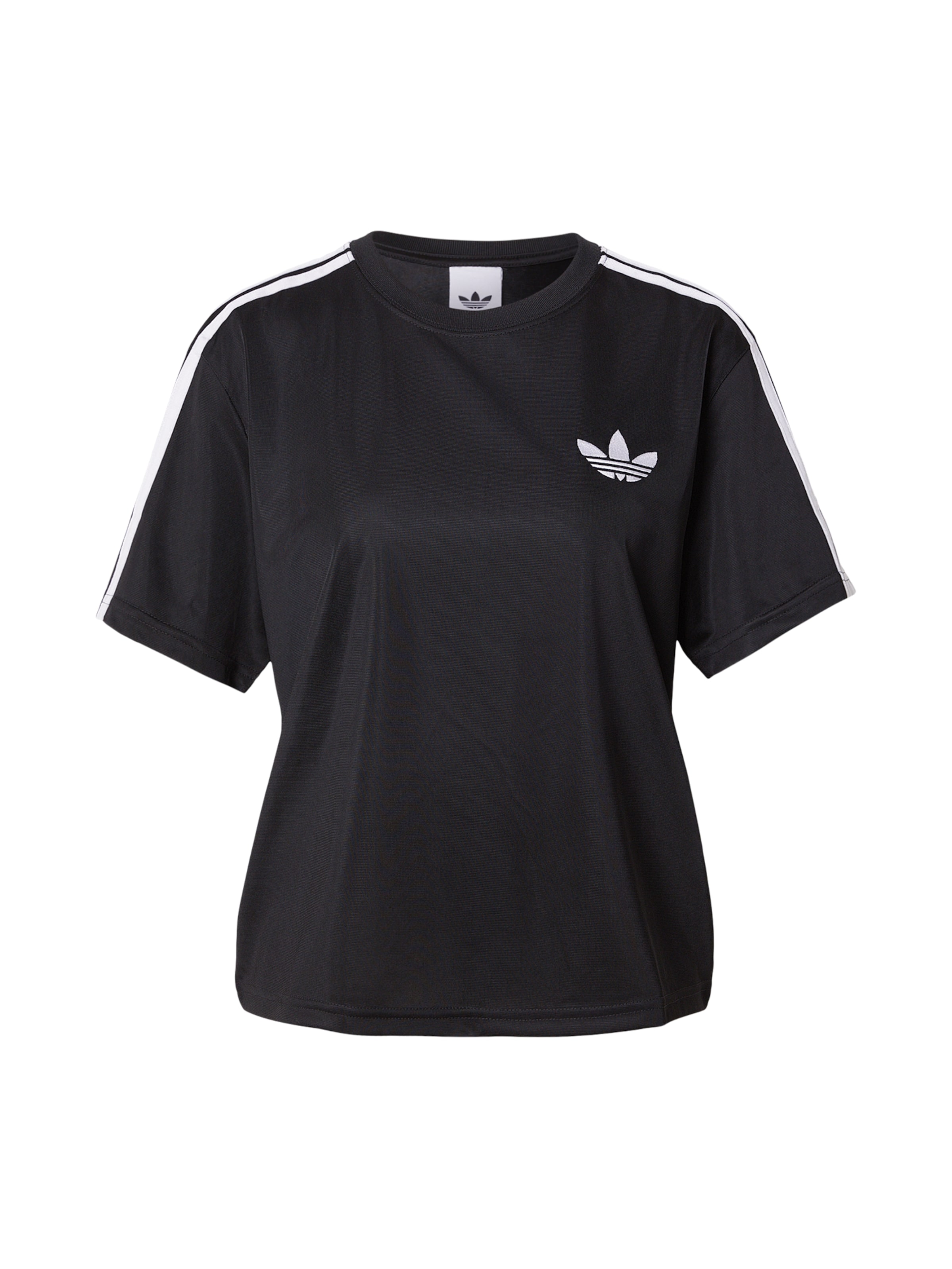 ADIDAS ORIGINALS Тениска в черно: отпред