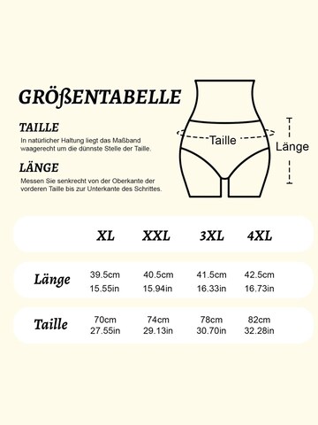 MEETWEE Shapingbroek '2 PACK Plus Size Shaping Slip' in Zwart