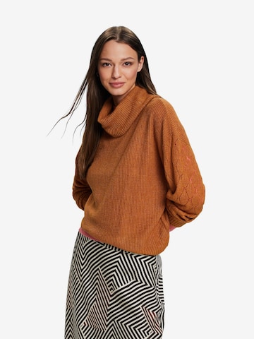 Pull-over ESPRIT en marron : devant