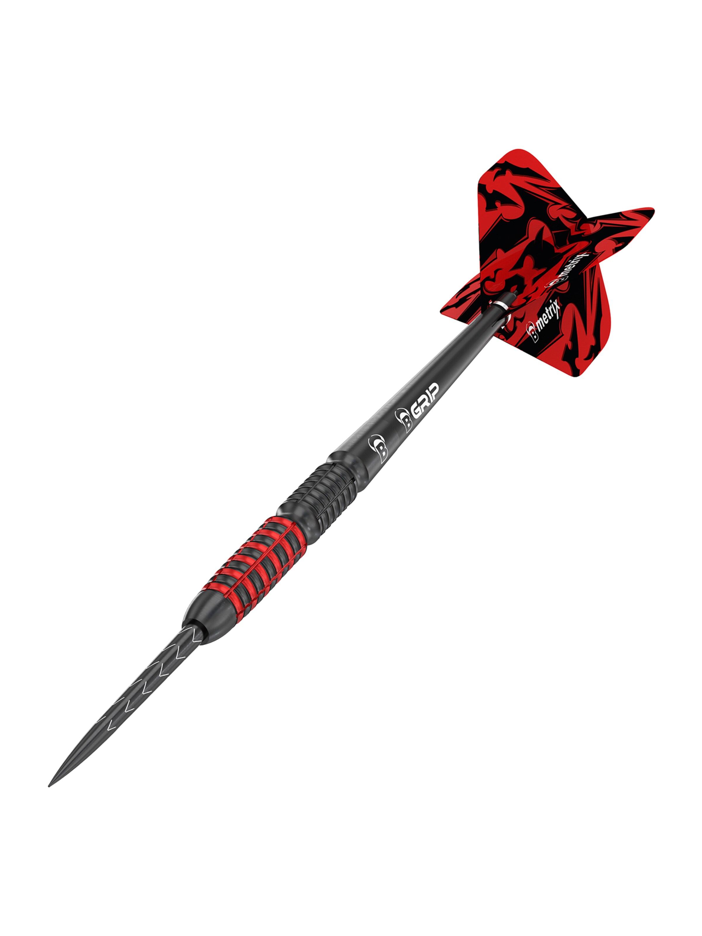BULL'S Steeldarts ' Magma Dartpfeile 90% Tungsten Darts-Set Profi ' in Rot