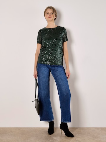 Chemisier Apricot en vert