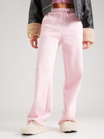 Loosefit Pantaloni di Tally Weijl in rosa: frontale