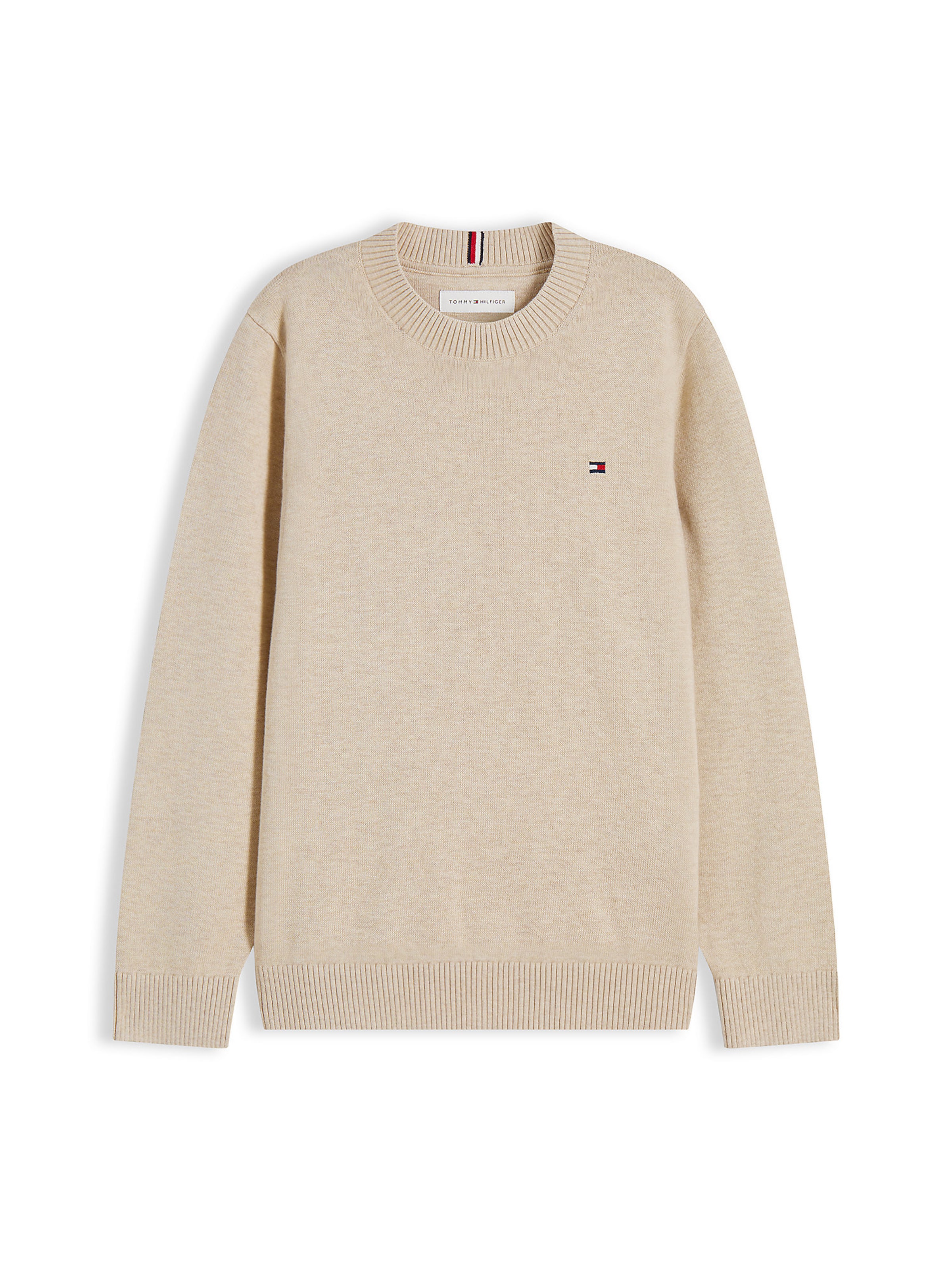 TOMMY HILFIGER Pullover 'Essential' in Beige: Vorderseite