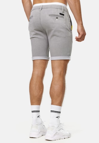INDICODE JEANS Regular Shorts 'Azibo' in Grau