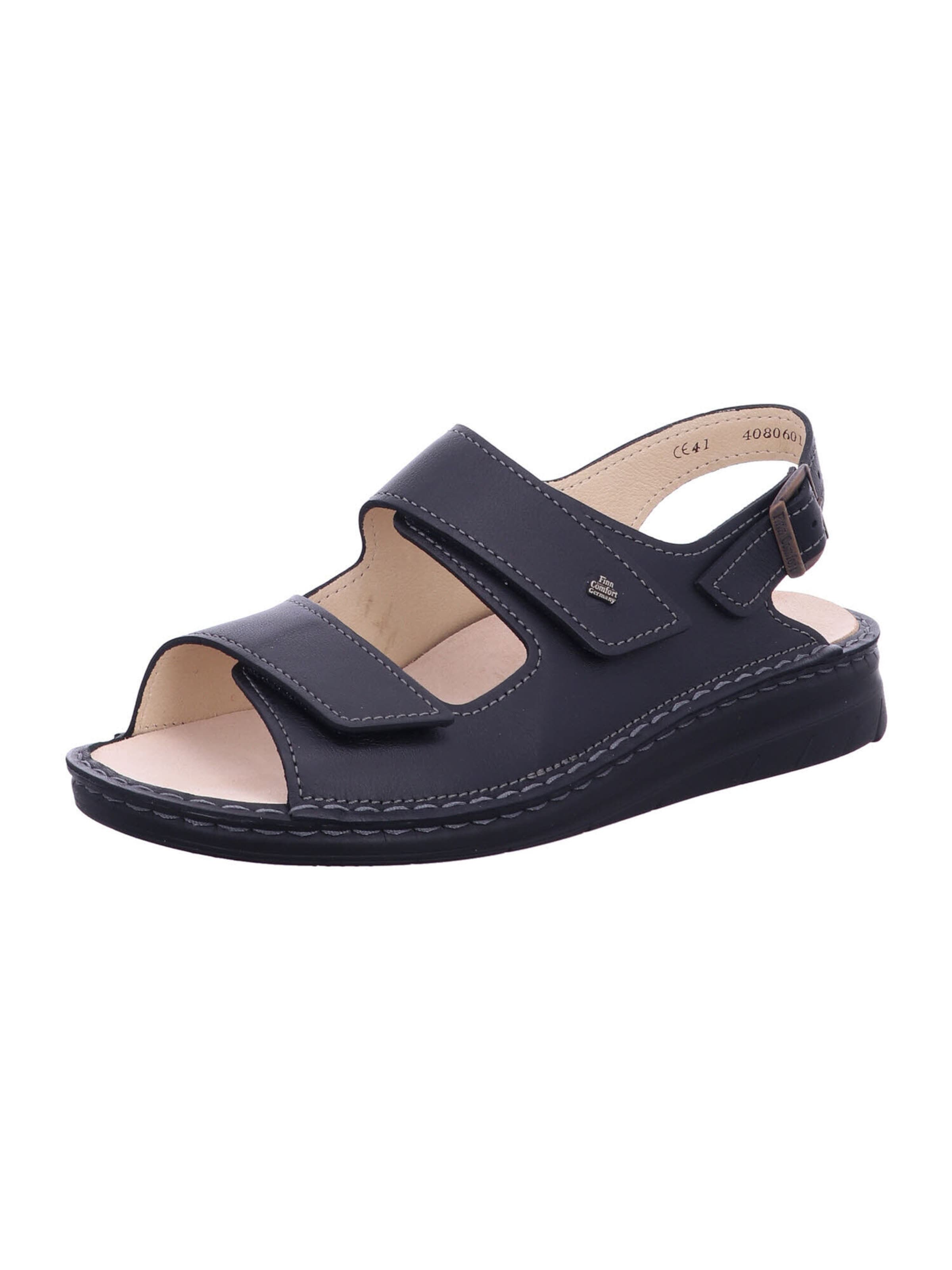 Finn Comfort Sandals 'BENIN' in Black: front