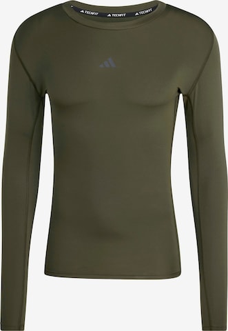 ADIDAS PERFORMANCE Функциональная футболка в Зеленый: спереди