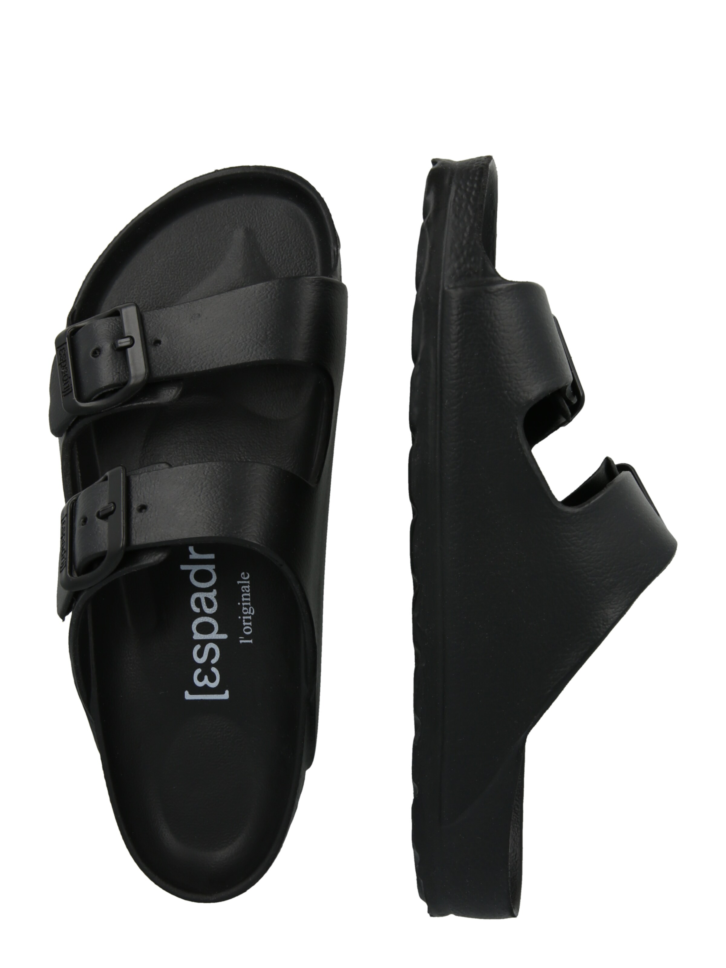 Mule 'AMI' espadrij l´originale en noir