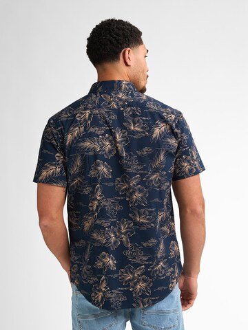 Petrol Industries Regular fit Overhemd 'Oceanpark' in Blauw