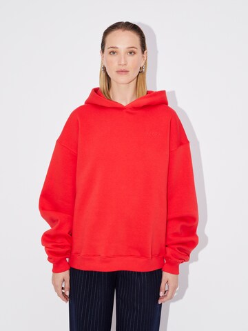 LeGer by Lena GerckeSweater majica 'Rieke' - crvena boja: prednji dio