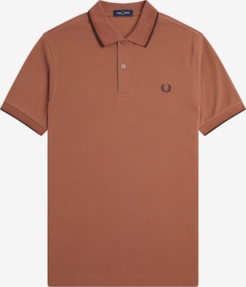 Fred Perry Shirt in Brown: front