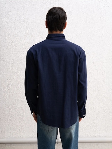 Giesto Comfort fit Overhemd in Blauw