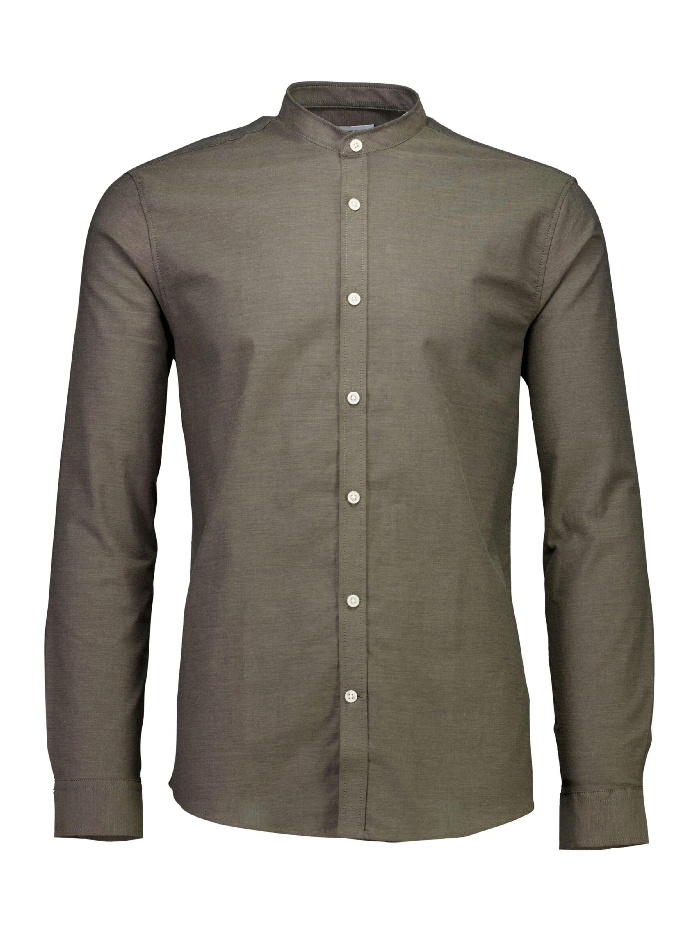 Regular fit Camicia di Lindbergh in verde: frontale