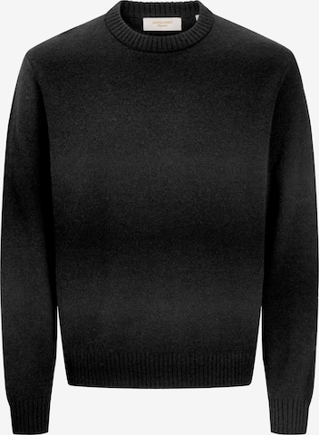 JACK & JONES Sweater in Black: front