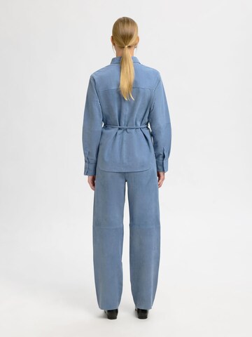 Regular Pantalon SELECTED en bleu