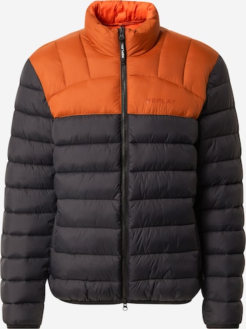 REPLAY Between-Season Jacket in Orange: front