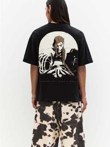 Pull&BearMajica - crna boja: prednji dio