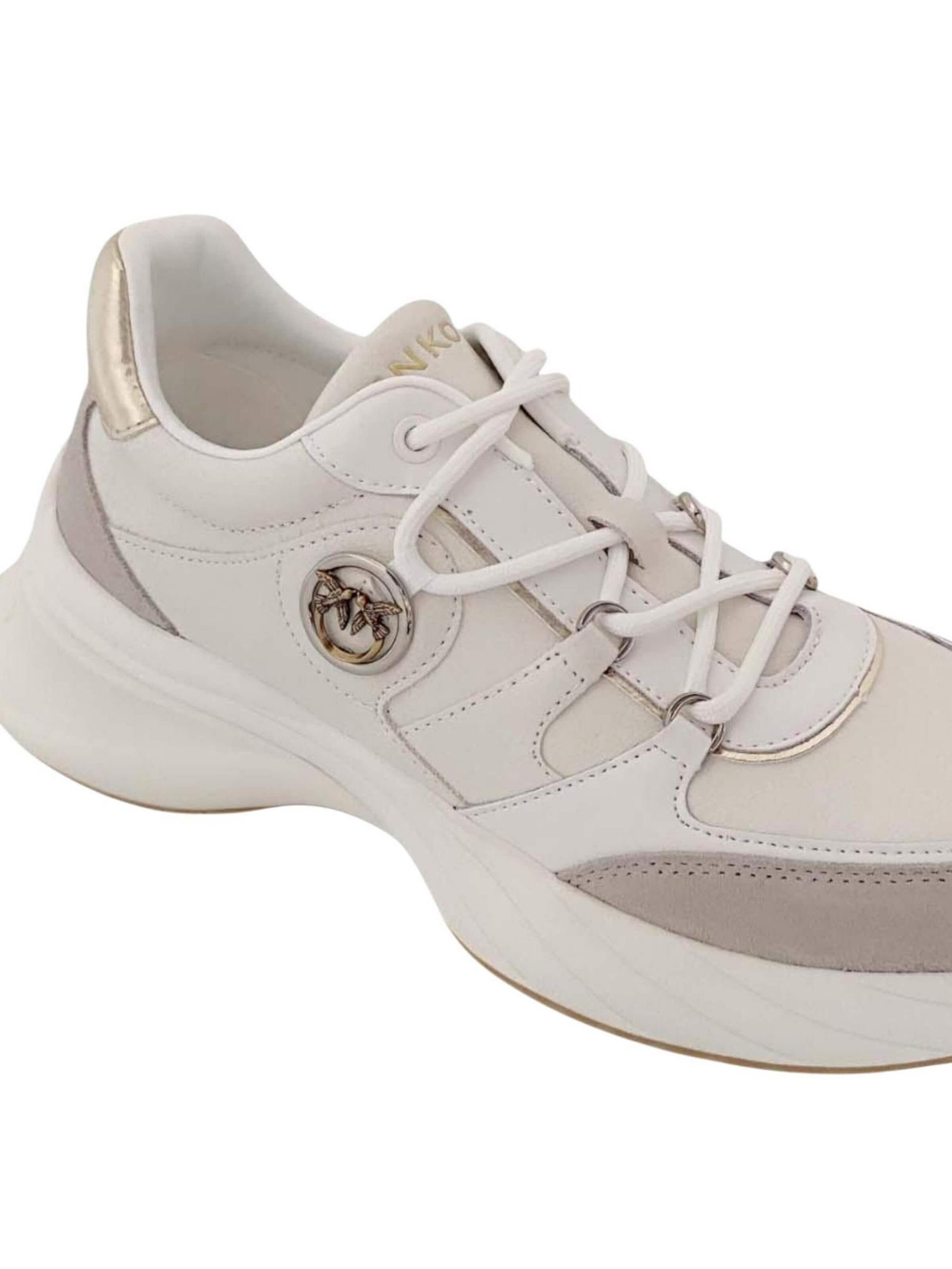 PINKO Låg sneaker 'ARIEL 36 SS0215P021' i vit