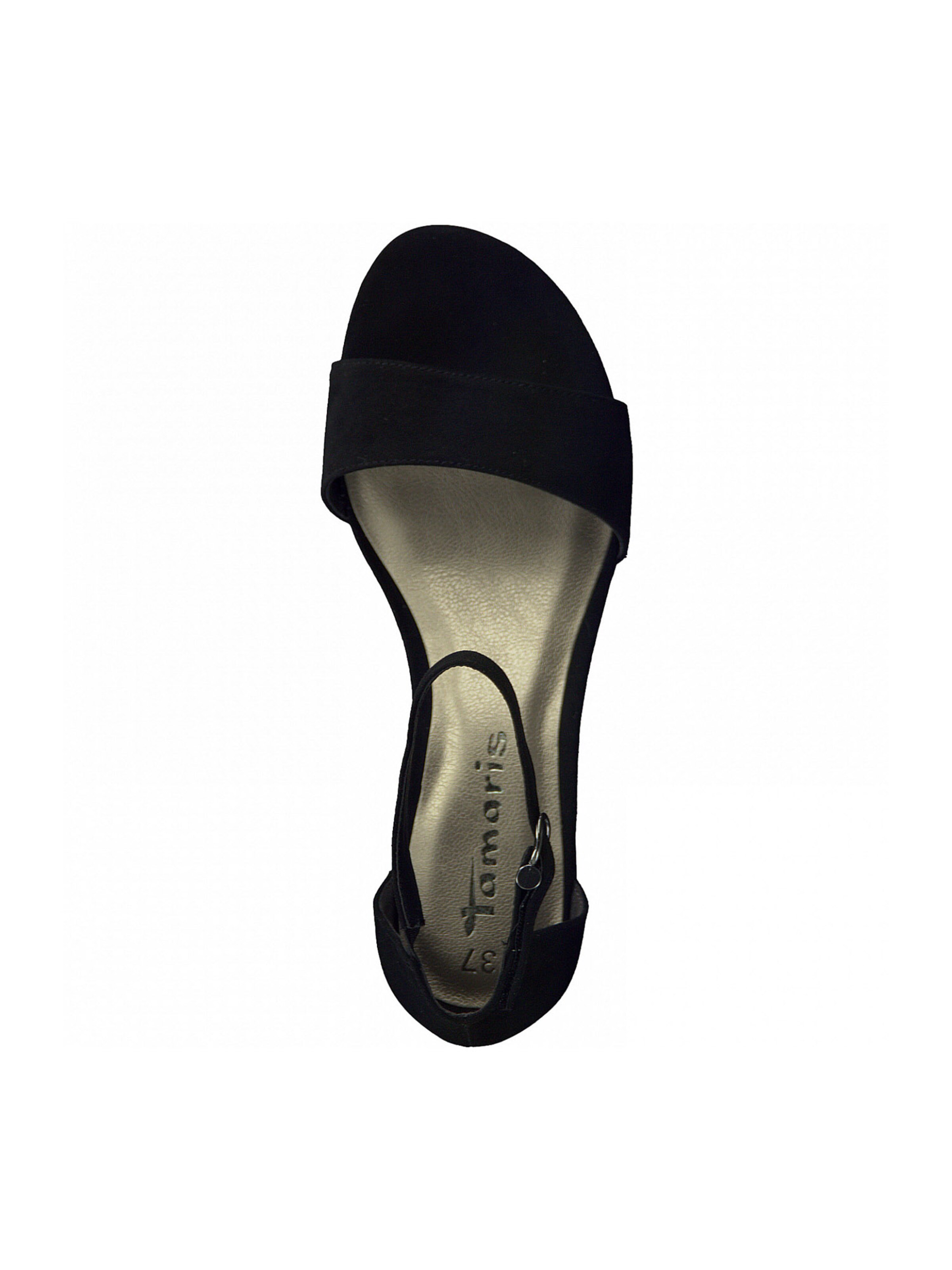 Tamaris Strap sandal in Black