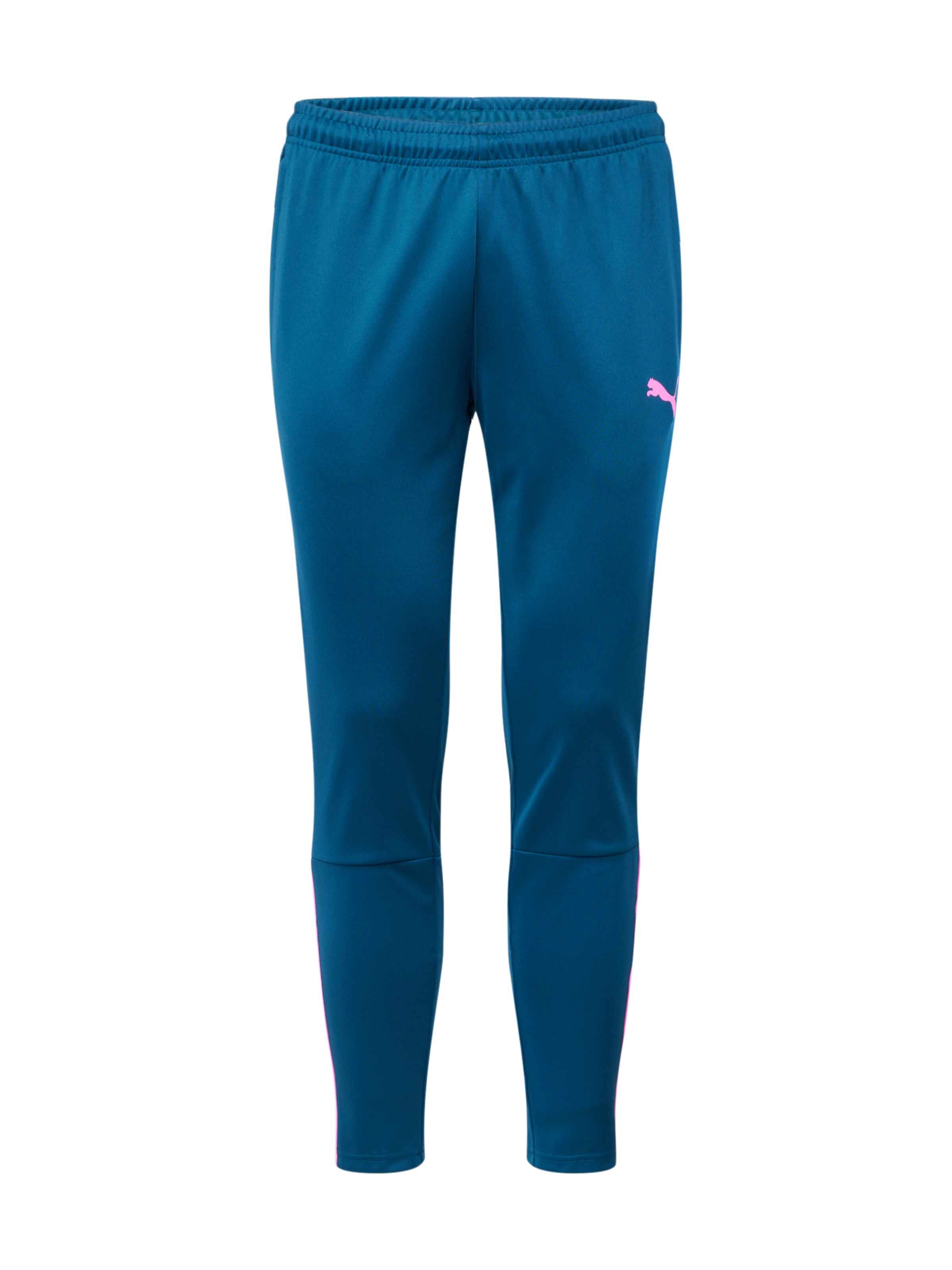 PUMA Slimfit Sportsbukser 'TeamLiga' i blå: forside