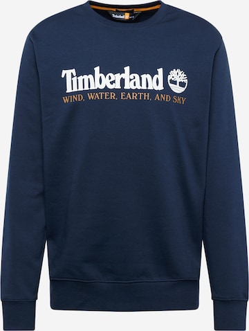 TIMBERLAND Mikina - Modrá: predná strana