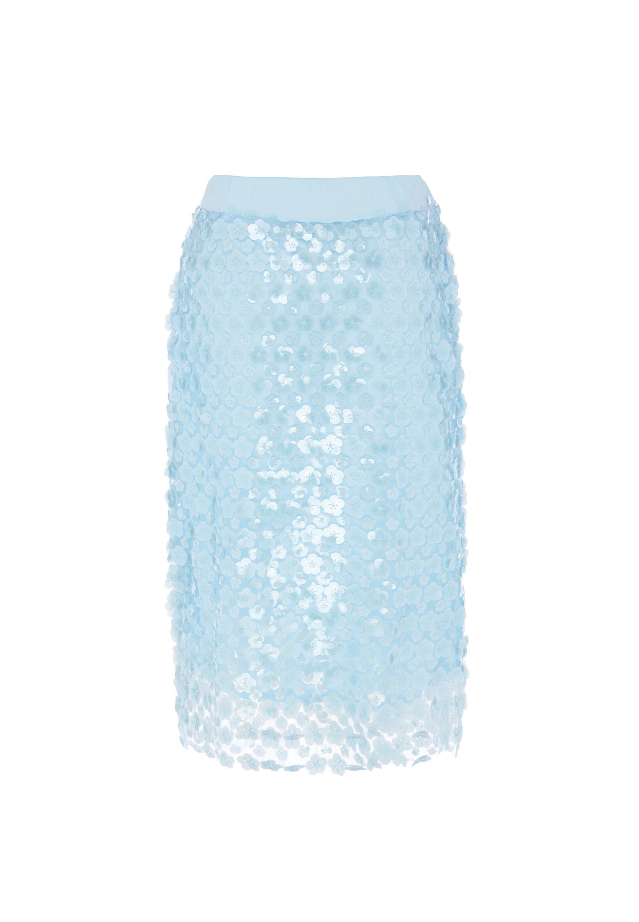Jupe faina en bleu