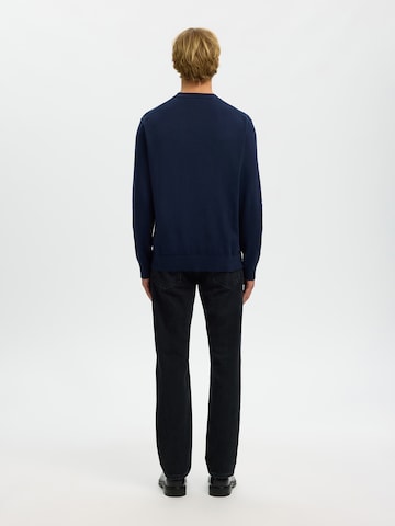 Pull-over 'SLHTORINO' SELECTED en bleu