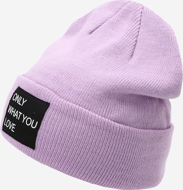 KIDS ONLY - Gorros 'NEW MADISON' em roxo: frente