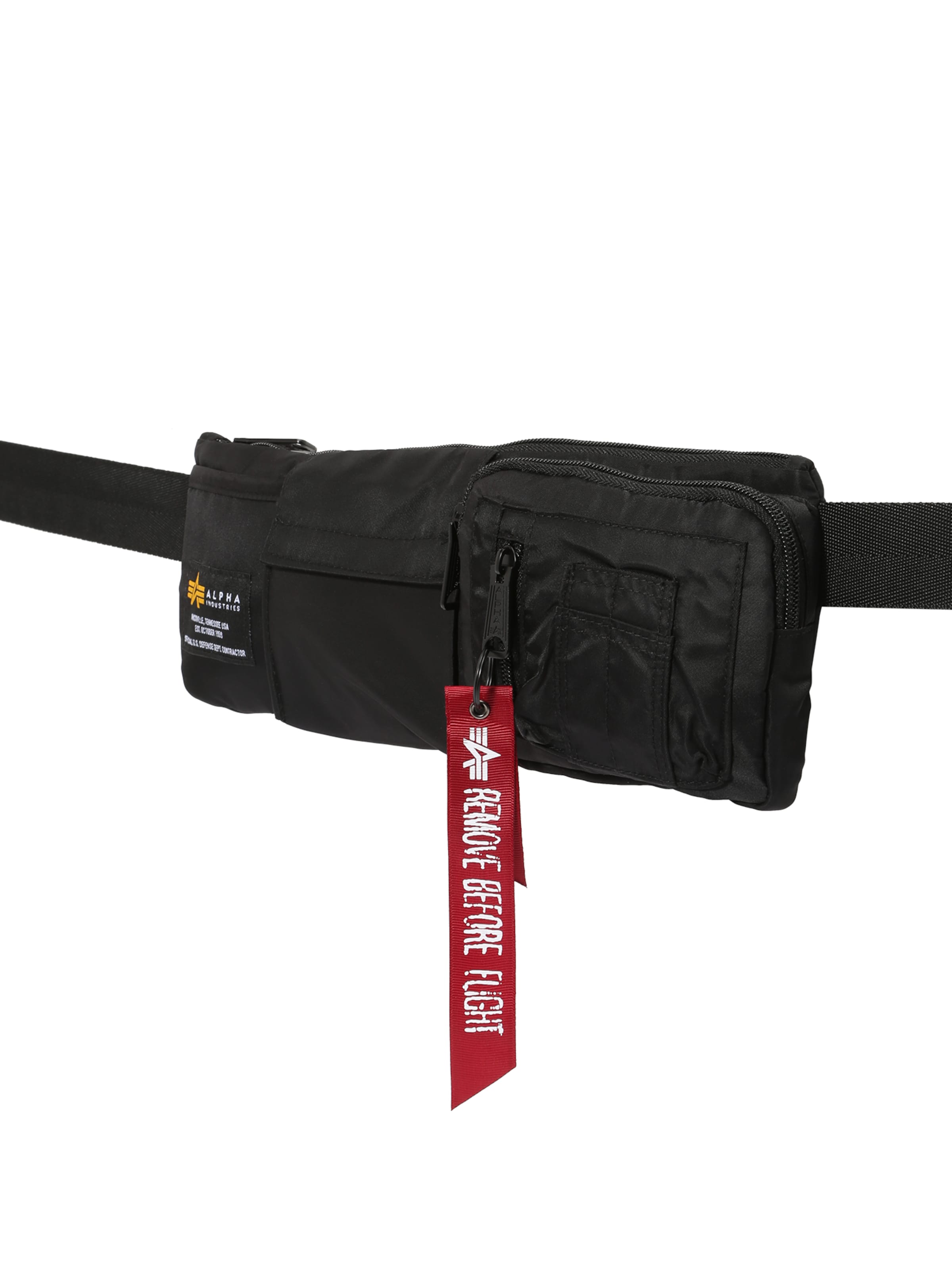 ALPHA INDUSTRIES Τσαντάκι μέσης σε μαύρο