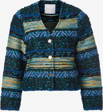 Rich & Royal Knit Cardigan in Blue: front