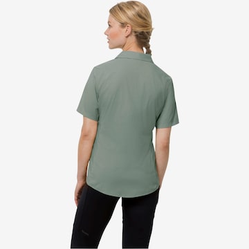 JACK WOLFSKIN Multifunctionele blouse 'Heidetal' in Groen