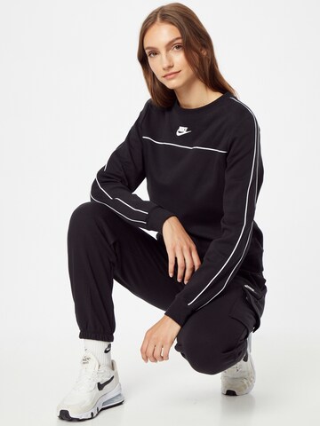 Bluză de molton 'Nike Sportswear' de la Nike Sportswear pe negru