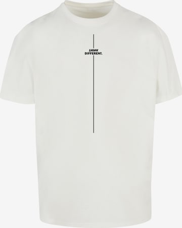 Merchcode Shirt 'Think Different' in White: front