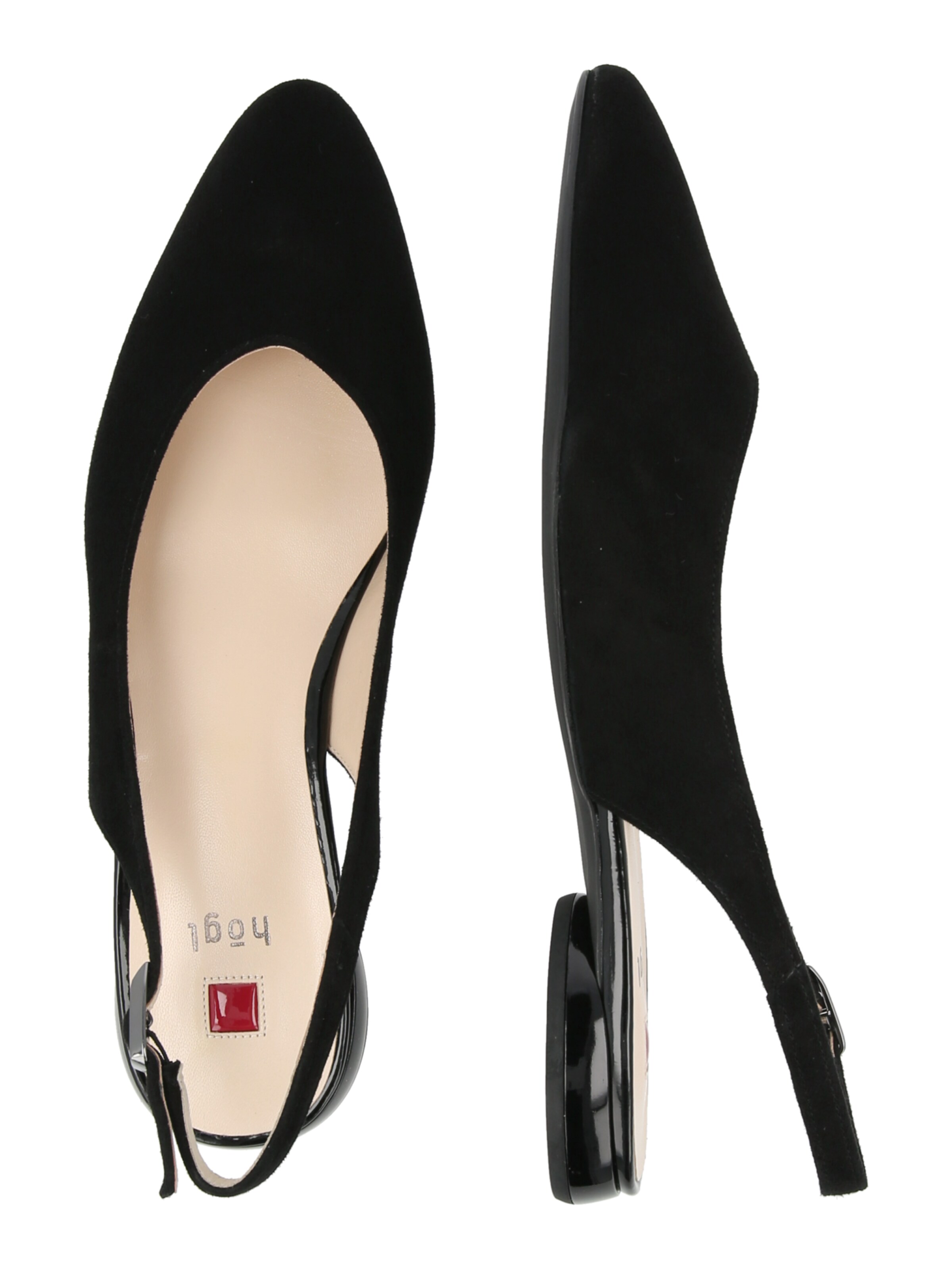 Högl - Bailarinas con hebilla 'Bella' en negro