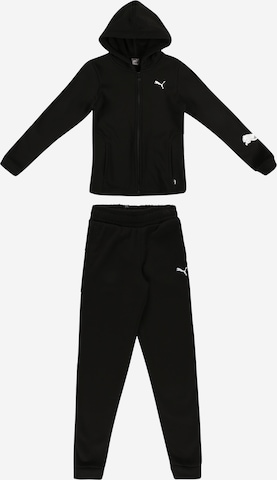 PUMA Sweat suit in Black: front