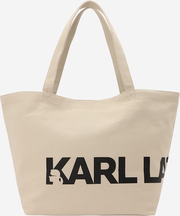 Karl Lagerfeld Ostoskassi 'ESSENTIAL' värissä beige: etupuoli