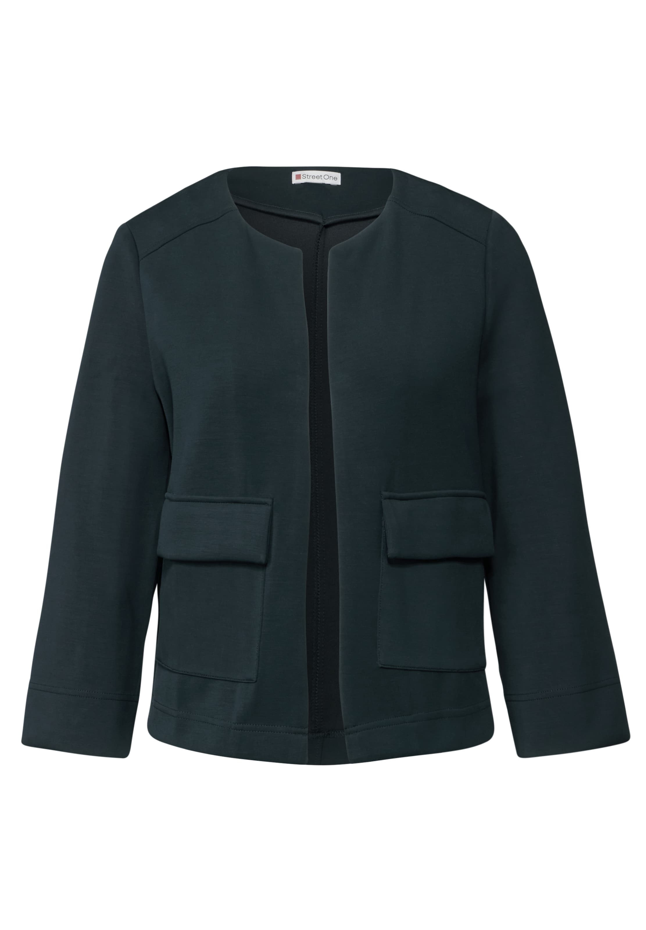 STREET ONE Strickjacke in Grün: Vorderseite