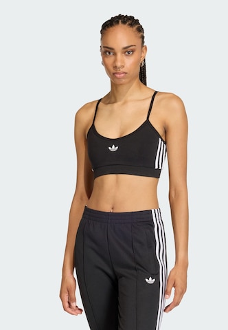 ADIDAS ORIGINALS Top in Zwart: voorkant