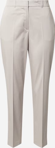 s.Oliver BLACK LABEL Regular Trousers with creases in Grey: front