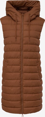 Gilet di s.Oliver in marrone: frontale