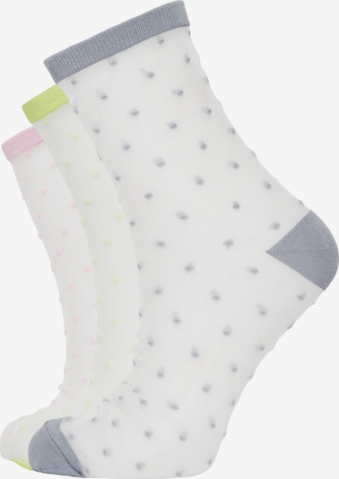 COMMA Socken in saphir / zitrone / rosa / weiß, Produktansicht