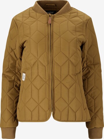 Weather Report Athletic Jacket 'Piper' in Yellow: front