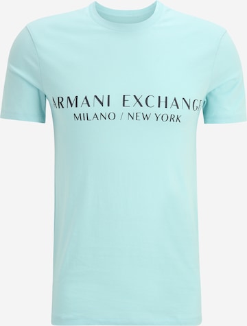 ARMANI EXCHANGE Klasický střih Tričko '8NZT72' – zelená: přední strana